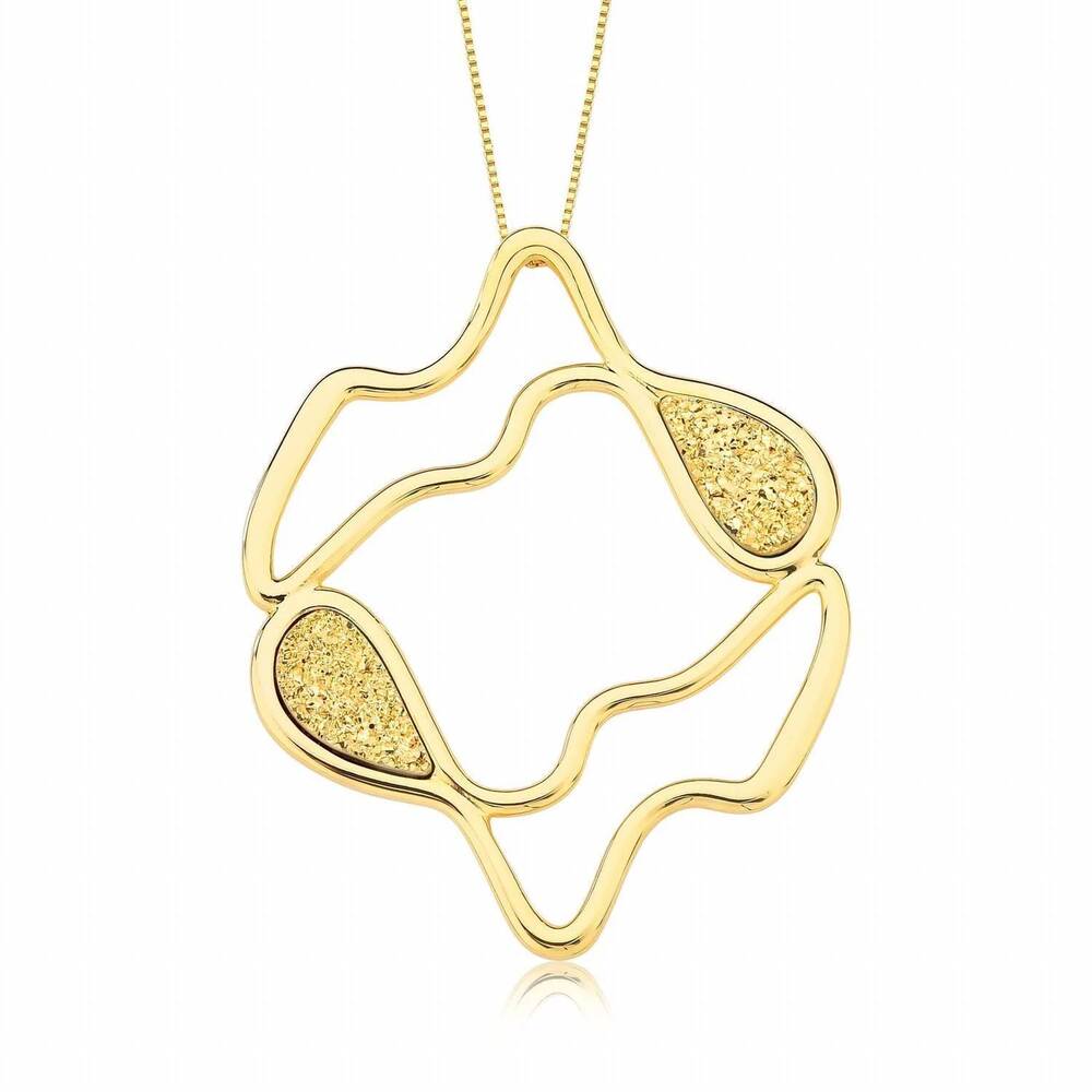 NEW AYLA women's my feelings necklace in gold